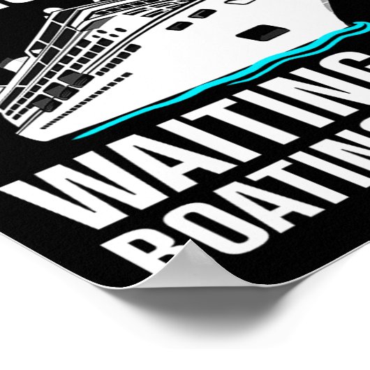 Funny Bootdesign für Männer Frauen Bootlov Lov Poster (Ecke)