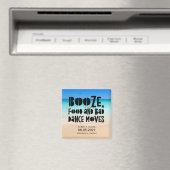 Funny Booze Food Bad Dance Moves Beach Wedding Magnet (In Situ (Geschirrspüler))