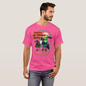 Funny Border Collie Alien Sie sind ausgewählt ein T-Shirt (Vorne ganz)