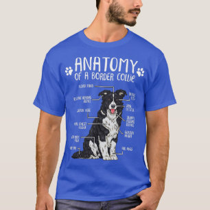 Funny Border Collie Anatomie Dog Lover Geschenk 1 T-Shirt
