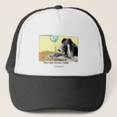 Funny Border Collie Cap Truckerkappe (Vorderseite)