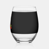 Funny Border Collie Christmas Tree Merry Christmas Weinglas Ohne Stiel (Links)