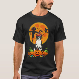 Funny Border Collie Dog Hexenkürz Halloween Co T-Shirt