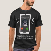 Funny Border Collie Dog T-Shirt (Vorderseite)