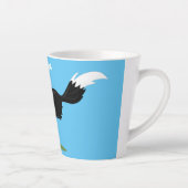 Funny Border Collie Hund läuft Cartoon Milchtasse (Rechts)