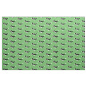 Funny Border Collie Hund läuft Cartoon Stoff (Fat Quarter (45,7 x 55,9 cm))