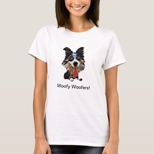 Funny Border Collie Women's T - Shirt (Vorderseite)