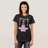 Funny Boris Johnson Tshirt bekommen Frühstück Done (Vorne ganz)