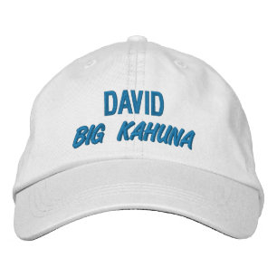 Funny BOSS Big Kahuna Hat mit Individuelle Name V0 Bestickte Baseballkappe