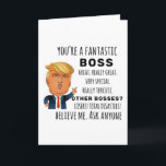Funny Boss Birthday Bestes Geschenk Karte<br><div class="desc">Geschenke für Männer,  Frauen,  Jungen,  Kinder,  Paare und Gruppen. Ideal für Geburtstage,  Geburtstage,  Anniversaries,  Schule,  Abschluss,  Feiertage,  Weihnachten.</div>