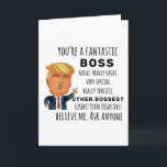 Funny Boss Birthday Bestes Geschenk Karte<br><div class="desc">Geschenke für Männer,  Frauen,  Jungen,  Kinder,  Paare und Gruppen. Ideal für Geburtstage,  Geburtstage,  Anniversaries,  Schule,  Abschluss,  Feiertage,  Weihnachten.</div>