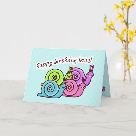 FUNNY BOSS BIRTHDAY SPEEDO & SPAGO CARD KARTE (Gelbe Blume)