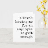 Funny Boss Card vom Mitarbeiter, Wertungskarte Karte (Gelbe Blume)