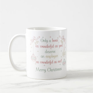 Funny Boss Christmas Gift Kaffeetasse