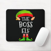 Funny Boss Elf Family Christmas Boss Elf Sweater M Mousepad (Mit Mouse)