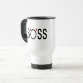 Funny Boss Geschenke Reisebecher (Vorderseite Links)