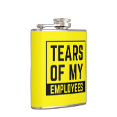Funny Boss Geschenke Tränen meiner Mitarbeiter HR Flachmann (Rechts)