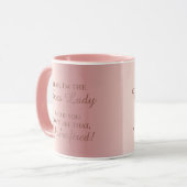 Funny Boss Lady Coffee Tasse Humous Boss Geschenk (Vorderseite Links)