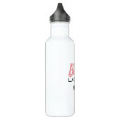 Funny Boss Lady Personalisierter Spaß Typografie Edelstahlflasche (Links)