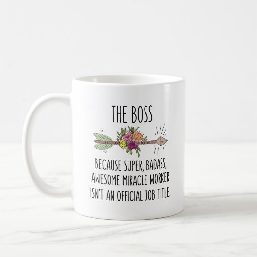 Funny Boss Lady Tasse (Links)
