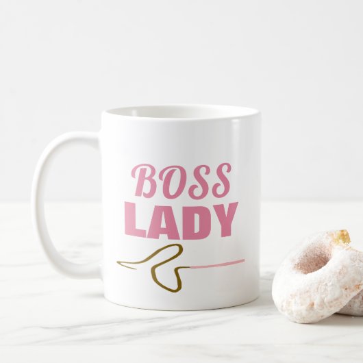 Funny Boss Lady Whip Tasse (Mit Donut)
