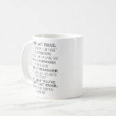 Funny Boss Manager Corporate E-Mail Geschenk Sassy Kaffeetasse (Vorderseite Links)