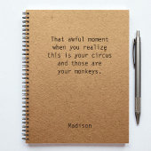 Funny Boss Manager Personalisiert Notes Office Notizblock