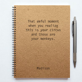 Funny Boss Manager Personalisiert Notes Office Notizblock