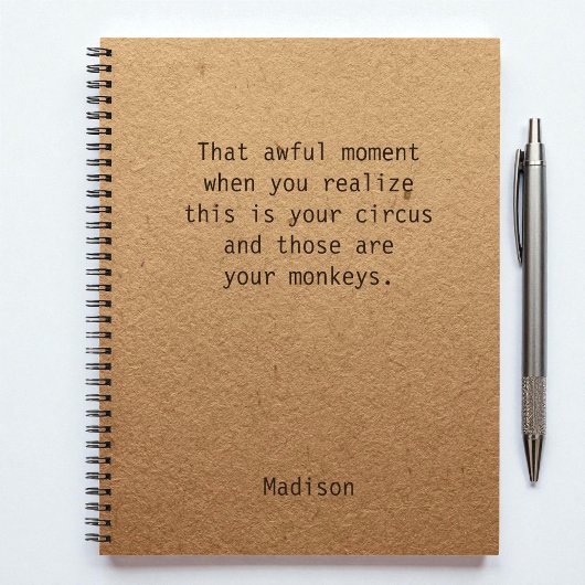 Funny Boss Manager Personalisiert Notes Office Notizblock