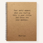 Funny Boss Manager Personalisiert Notes Office Notizblock (Vorderseite)