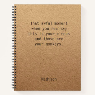 Funny Boss Manager Personalisiert Notes Office Notizblock