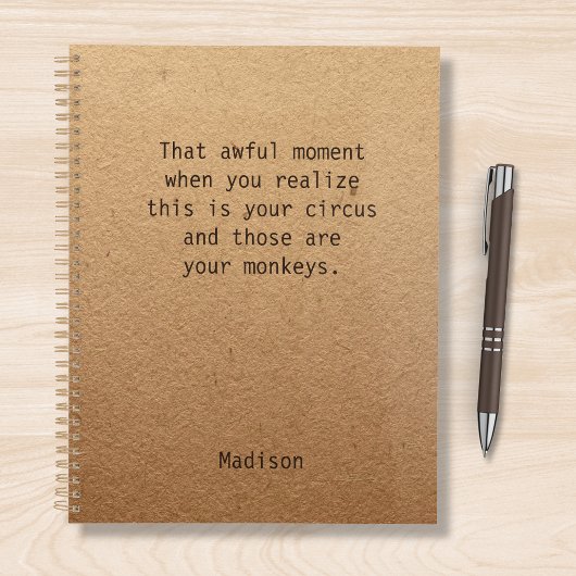 Funny Boss Manager Personalisiert Notes Office Planer