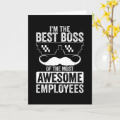 Funny Boss Sprichwort für den Boss Karte (Gelbe Blume)