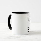 FUNNY BOSS WHIPPING KAFFEE TASSE (Vorderseite Links)