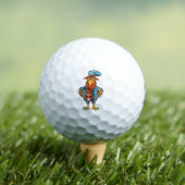 Funny Bossy Cartoon Rooster Golfball (Insitu T-Shirt)