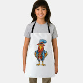 Funny Bossy Cartoon Rooster Schürze (Insitu)