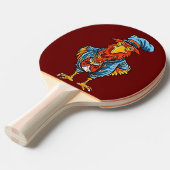 Funny Bossy Cartoon Rooster Tischtennis Schläger (Vorderseite)