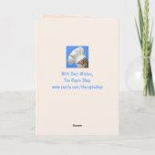 Funny Bossy Cat wird gut Karte (Rückseite)