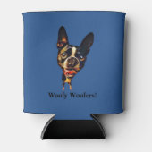 Funny Boston Terrier Can Cooler Dosenkühler (Vorderseite)