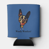 Funny Boston Terrier Can Cooler Dosenkühler (Rückseite)