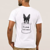 Funny Boston Terrier Dog Breed Lover T-Shirt (Rückseite)