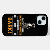 Funny Boston Terrier Dog Case-Mate iPhone Hülle (Rückseite (Horizontal))