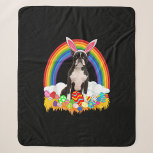Funny Boston Terrier Egg Shirt Dog Lover Ostern Sherpadecke