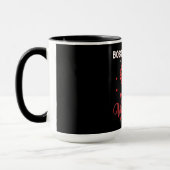Funny Boston Terrier Is My Valentine Tasse (Links)