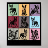 Funny Boston Terrier Quote In My Boston Terrier Er Poster (Vorne)