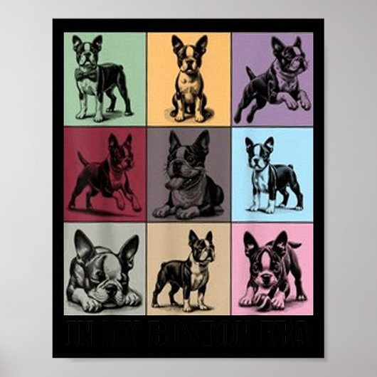 Funny Boston Terrier Quote In My Boston Terrier Er Poster (Vorne)
