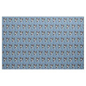 Funny Boston Terrier Welpe Hund Abstrakt Stoff (Yard (91,4 cm))