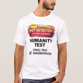 🤖 Funny Bot Detector überprüft, ob Sie menschlich T-Shirt (Vorderseite)