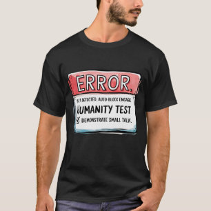 🤖 Funny Bot Detector überprüft, ob Sie menschlich T-Shirt