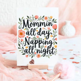 Funny Botanical Mother's Day Thank You Card Dankeskarte